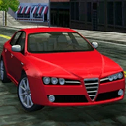 Symbol von İtalian Romeo Car Driving